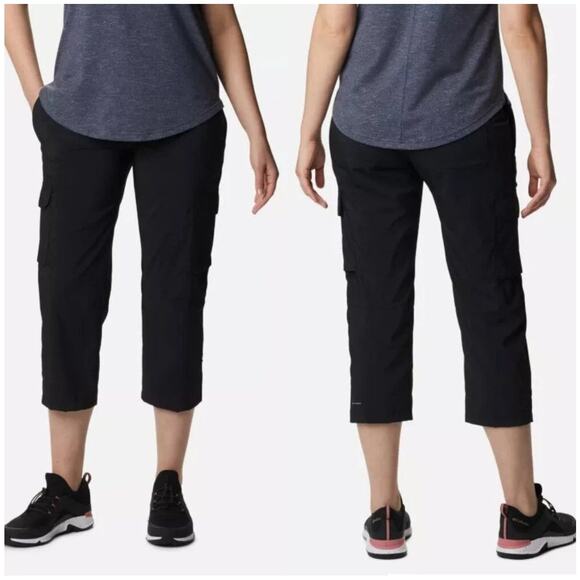 🍒 Columbia Silver Ridge Utility Capri SPF Omni-Shade Convertible Hiking-Navy 4 - Picture 2 of 10